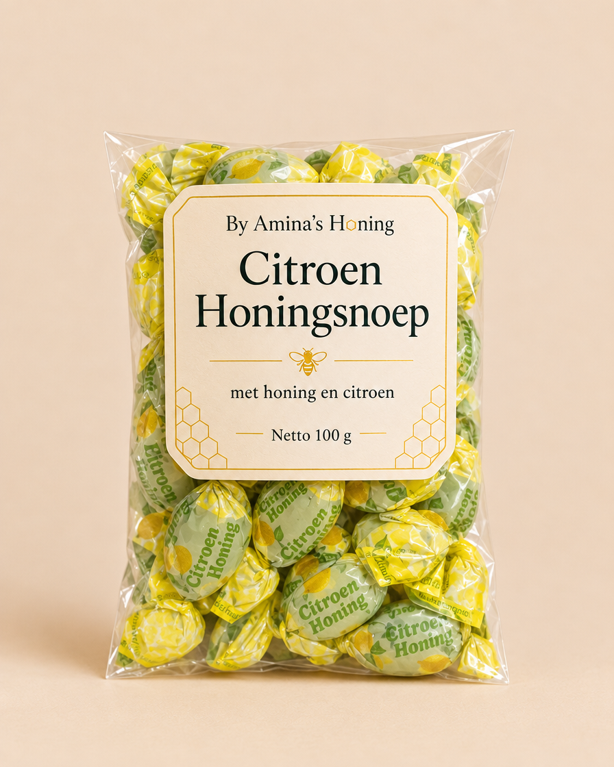 Honingsnoep met citroen 100g