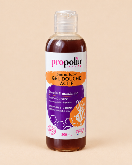 By Amina's Honing Actieve Douchegel met Propolis en Mandarijn 200ml