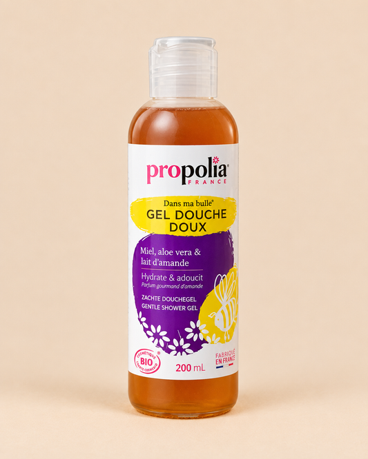 By Amina's Honing Douchegel Honing, Aloë vera & Amandelmelk 200ml